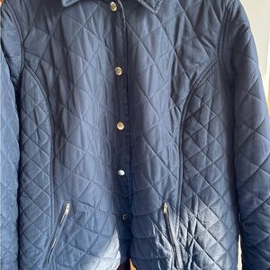 Crown & Ivy Black Quilted Puffer Jacket